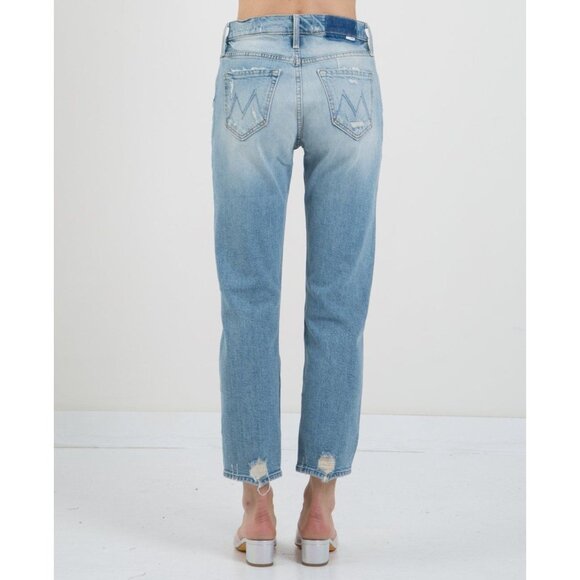 Mother Superior TOMCAT THE CONFESSION High-Rise Destroyed Cropped Jeans Sz 25 - Picture 4 of 16